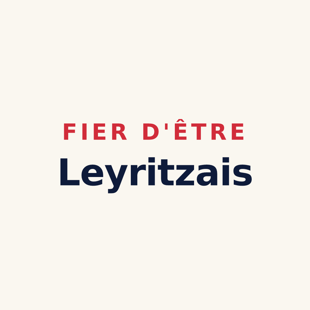 Tasse « Fier d'être Leyritzais » — design pour Leyritz-Moncassin