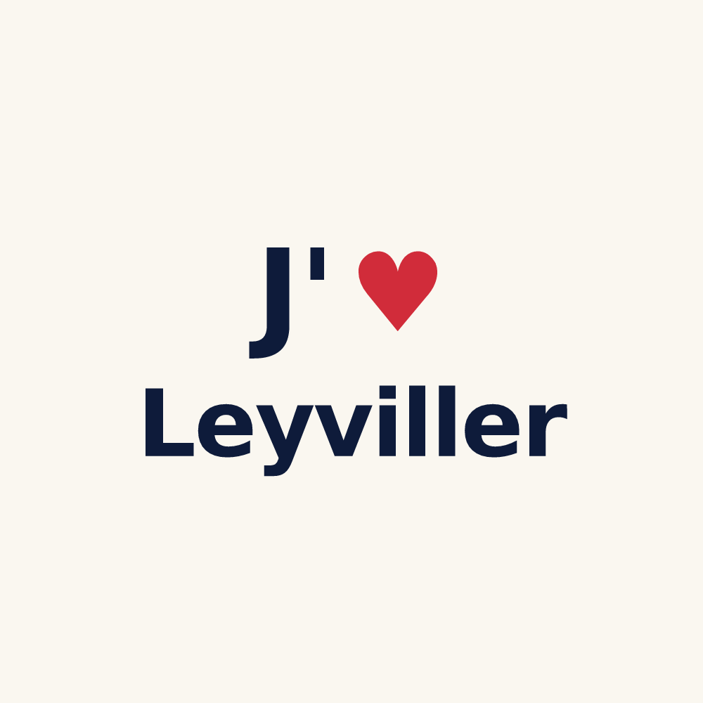 Tasse personnalisée Leyviller — design J'aime Leyviller
