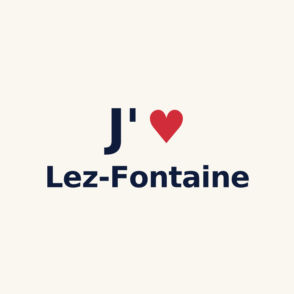 Tasse personnalisée Lez-Fontaine — design J'aime Lez-Fontaine