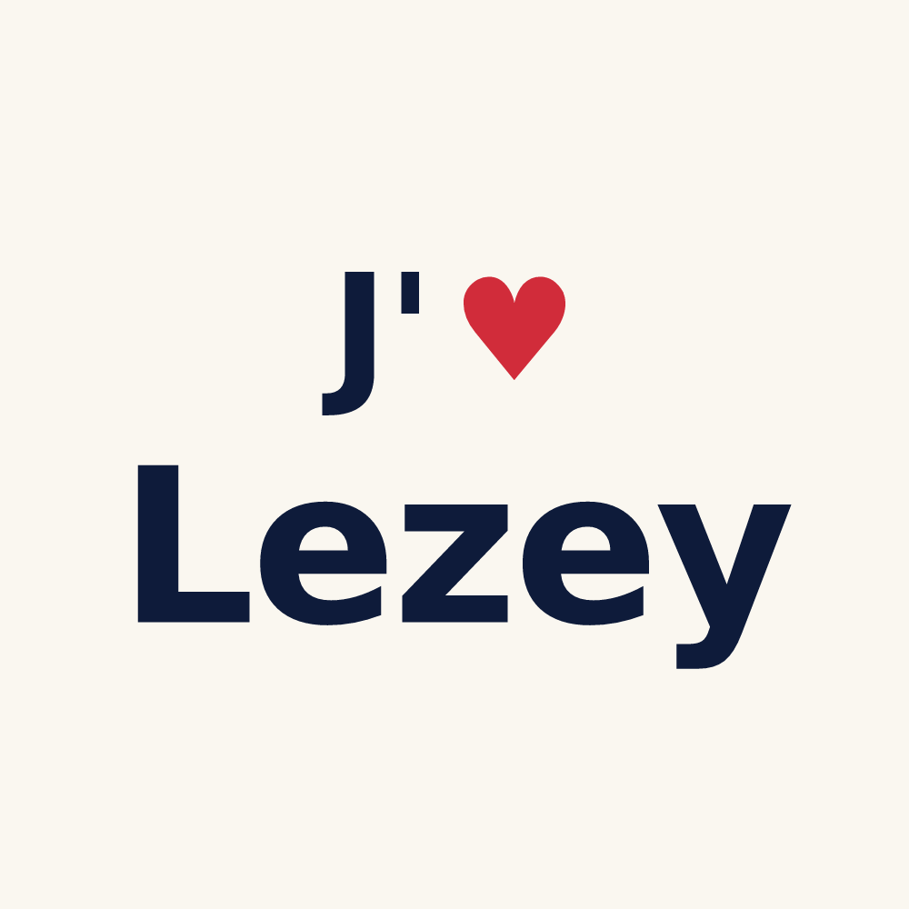 Tasse personnalisée Lezey — design J'aime Lezey