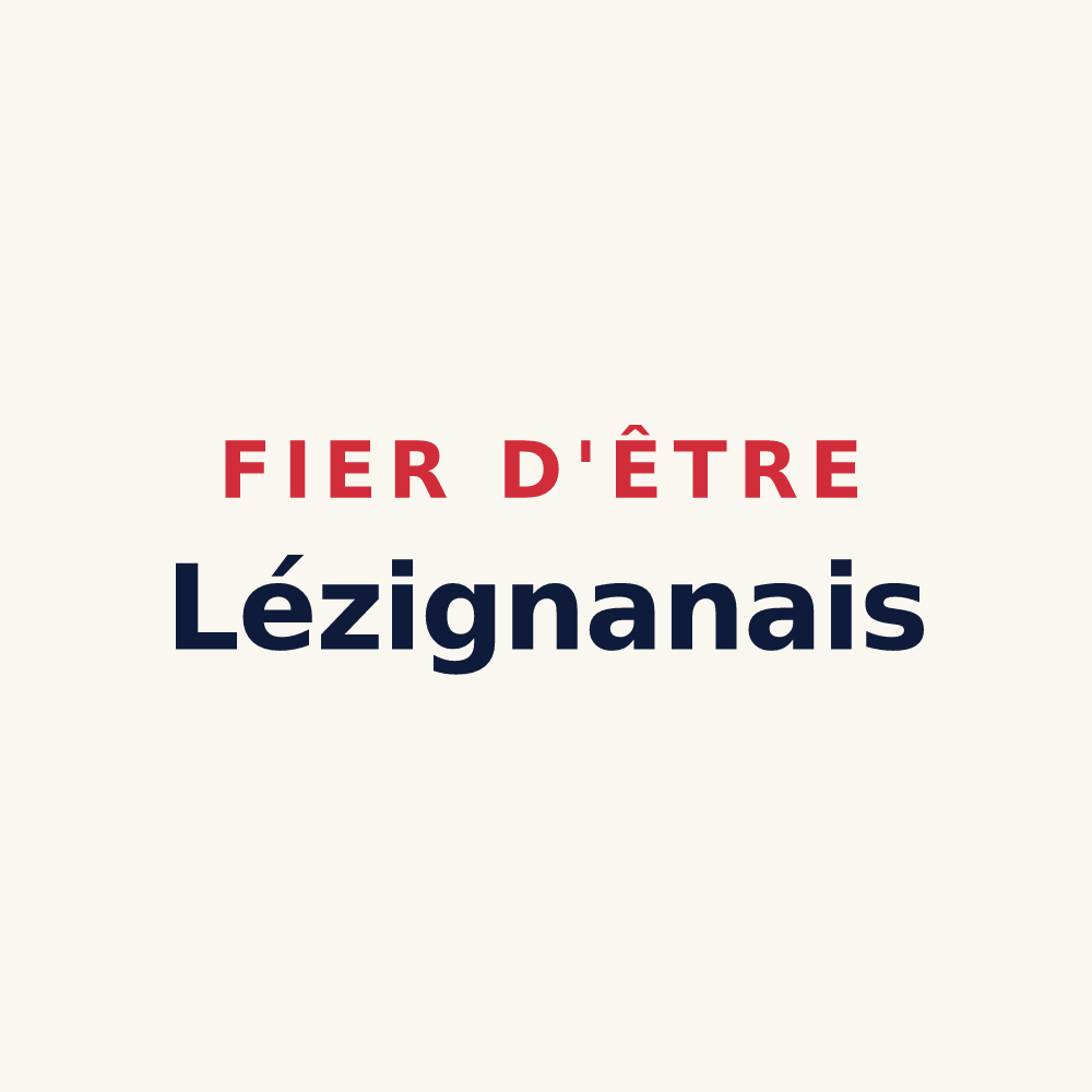 Tasse « Fier d'être Lézignanais » — design pour Lézignan-Corbières