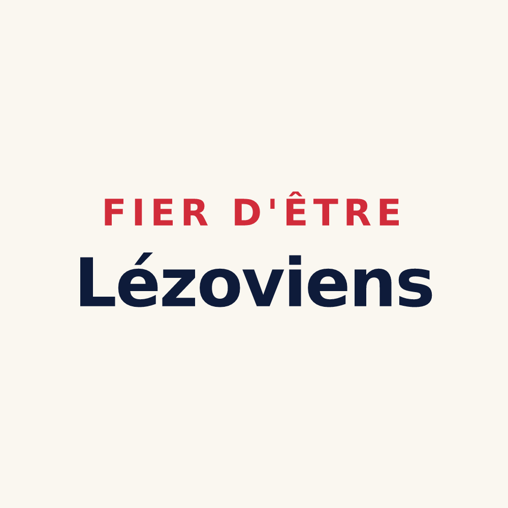 Tasse « Fier d'être Lézoviens » — design pour Lezoux
