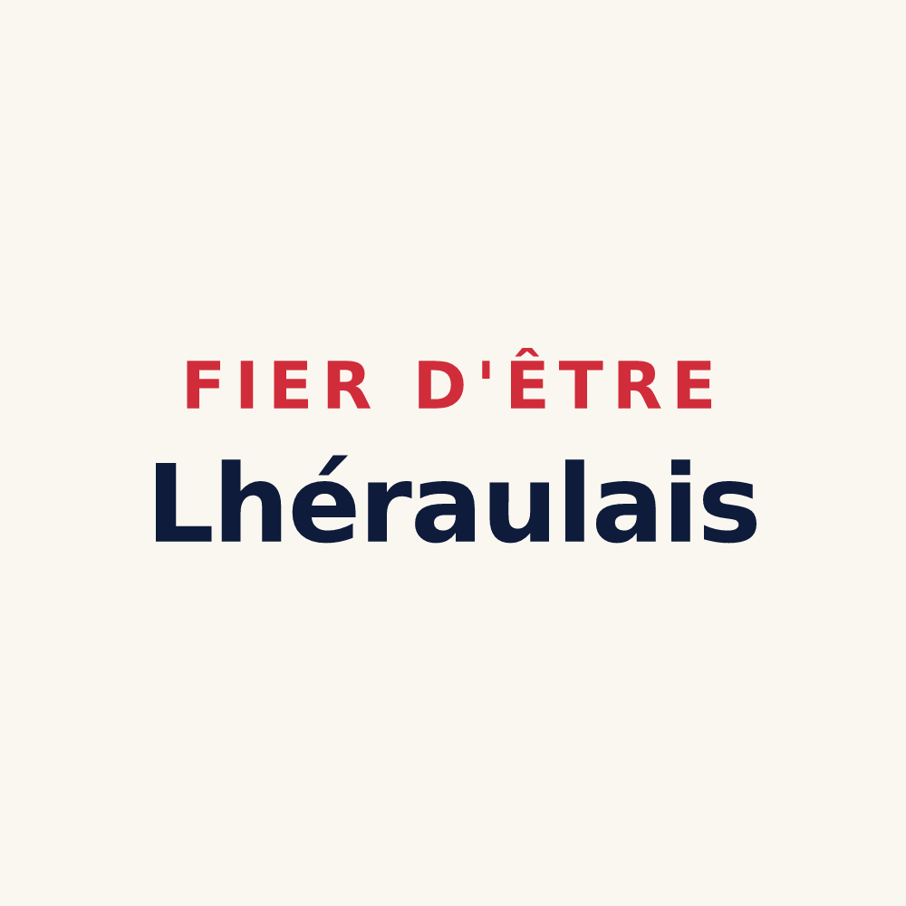 Tasse « Fier d'être Lhéraulais » — design pour Lhéraule