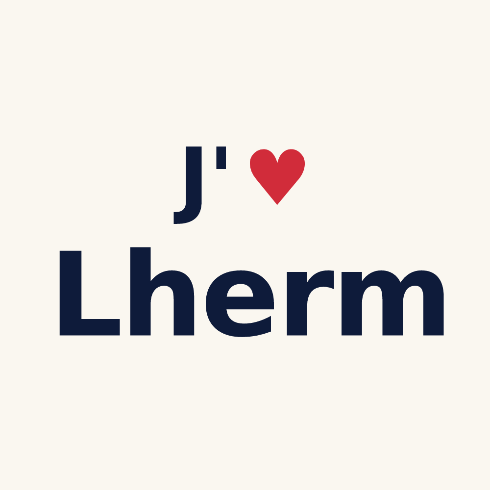 Tasse personnalisée Lherm — design J'aime Lherm