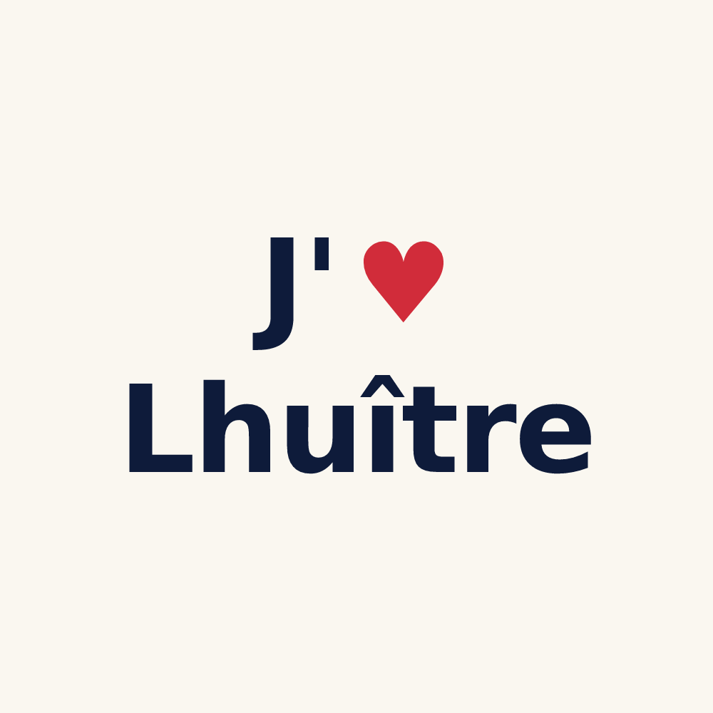 Tasse personnalisée Lhuître — design J'aime Lhuître