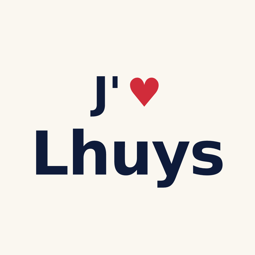 Tasse personnalisée Lhuys — design J'aime Lhuys