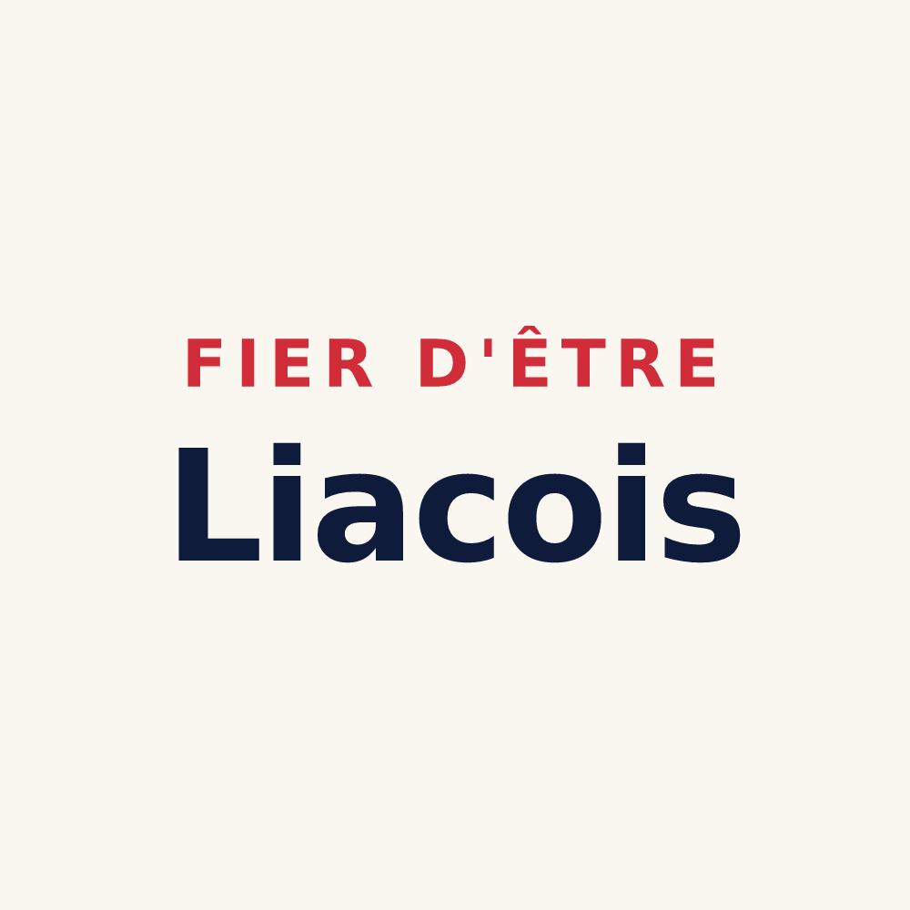 Tasse « Fier d'être Liacois » — design pour Liac