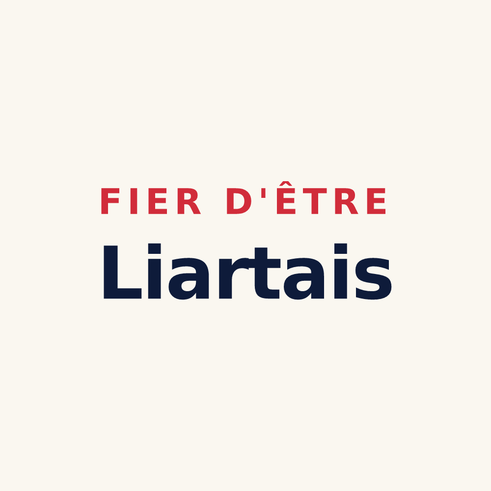 Tasse « Fier d'être Liartais » — design pour Liart