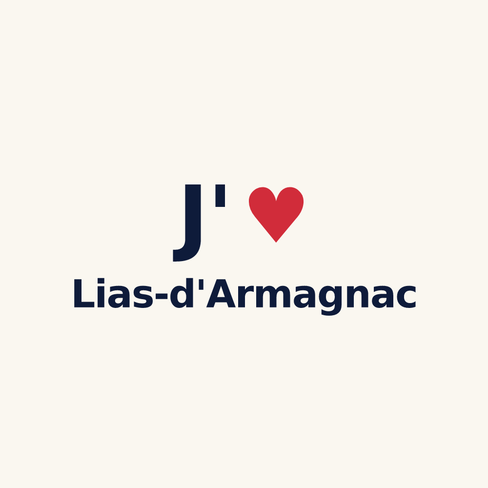 Tasse personnalisée Lias-d'Armagnac — design J'aime Lias-d'Armagnac