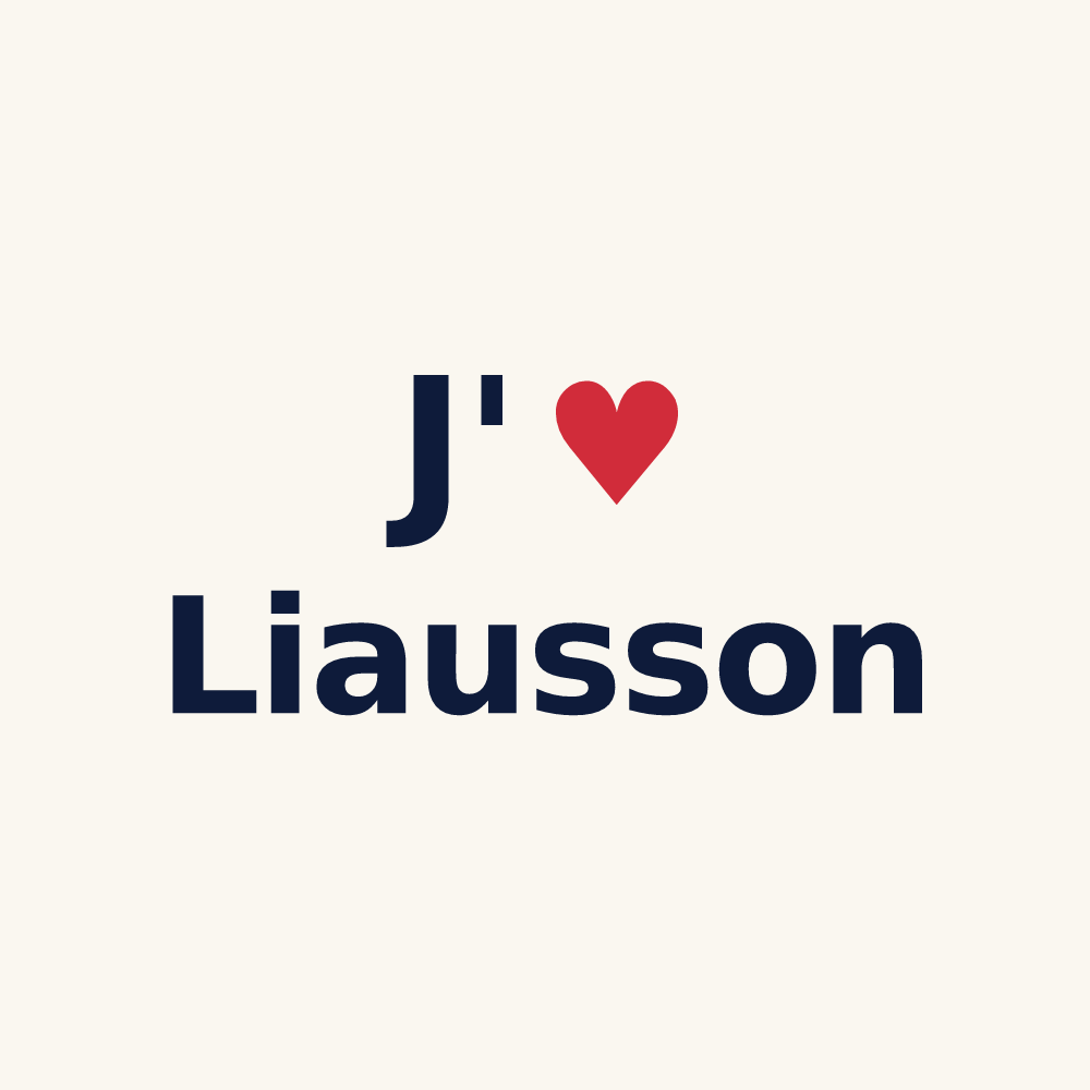 Tasse personnalisée Liausson — design J'aime Liausson