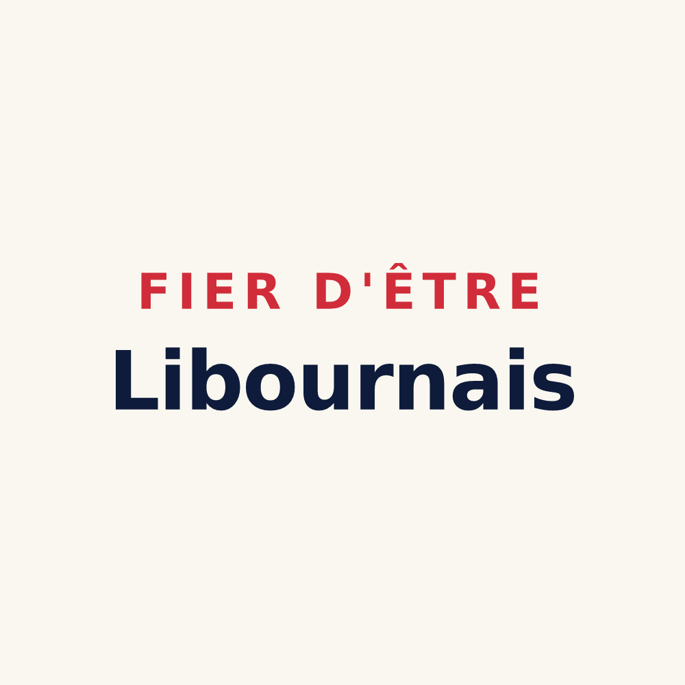 Tasse « Fier d'être Libournais » — design pour Libourne