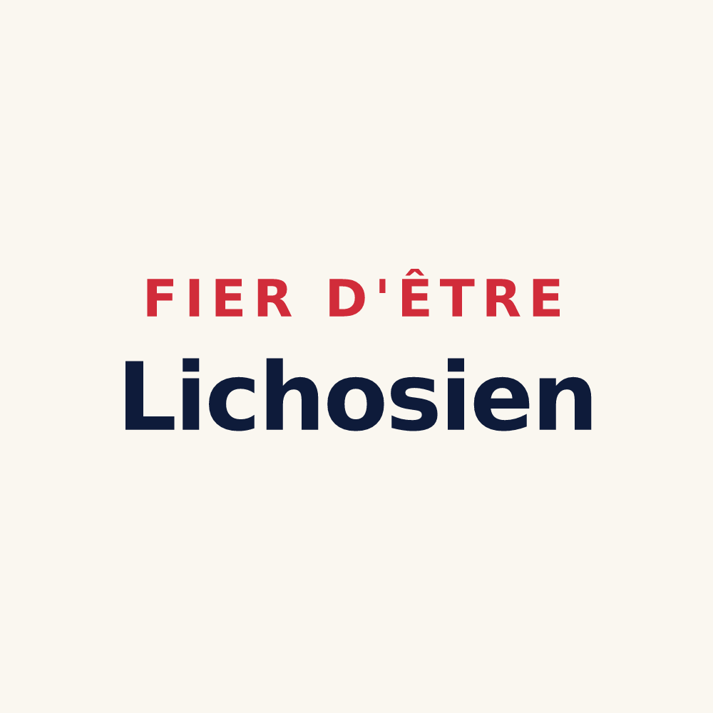 Tasse « Fier d'être Lichosien » — design pour Lichos