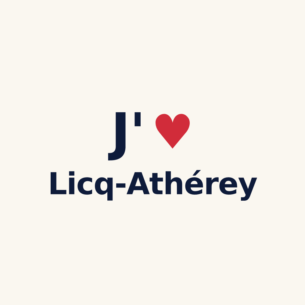 Tasse personnalisée Licq-Athérey — design J'aime Licq-Athérey