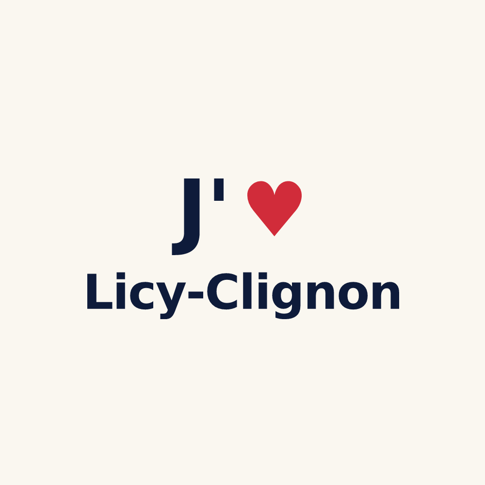 Tasse personnalisée Licy-Clignon — design J'aime Licy-Clignon