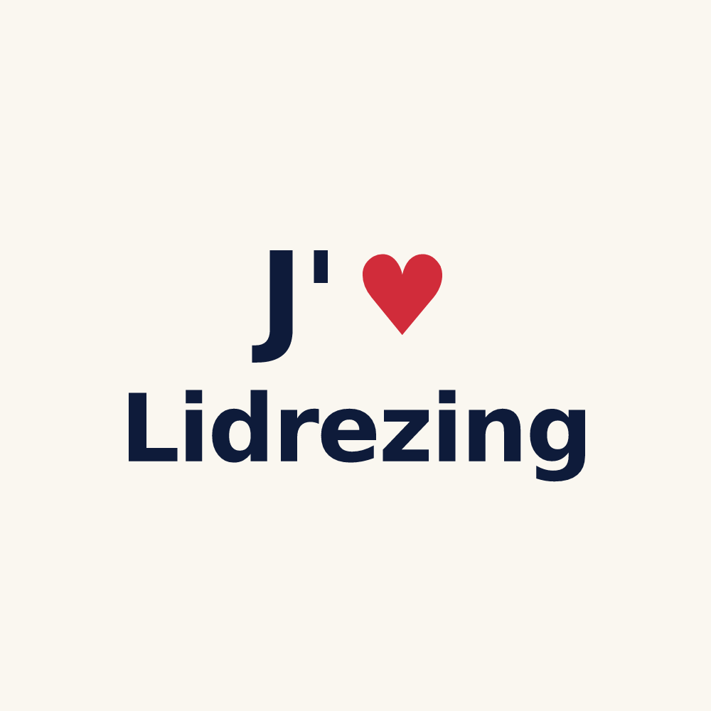Tasse personnalisée Lidrezing — design J'aime Lidrezing