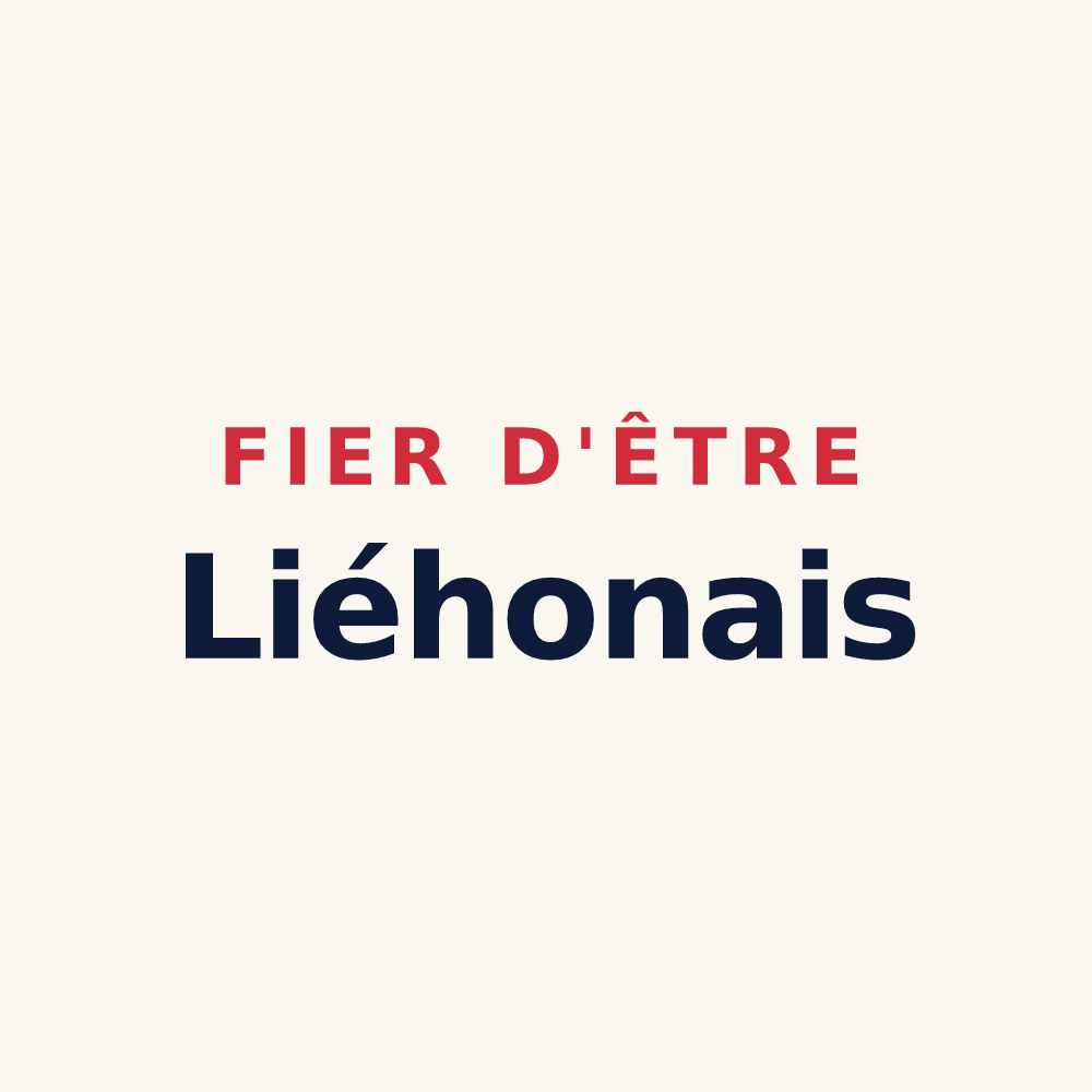 Tasse « Fier d'être Liéhonais » — design pour Liéhon