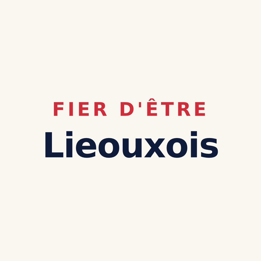 Tasse « Fier d'être Lieouxois » — design pour Lieoux