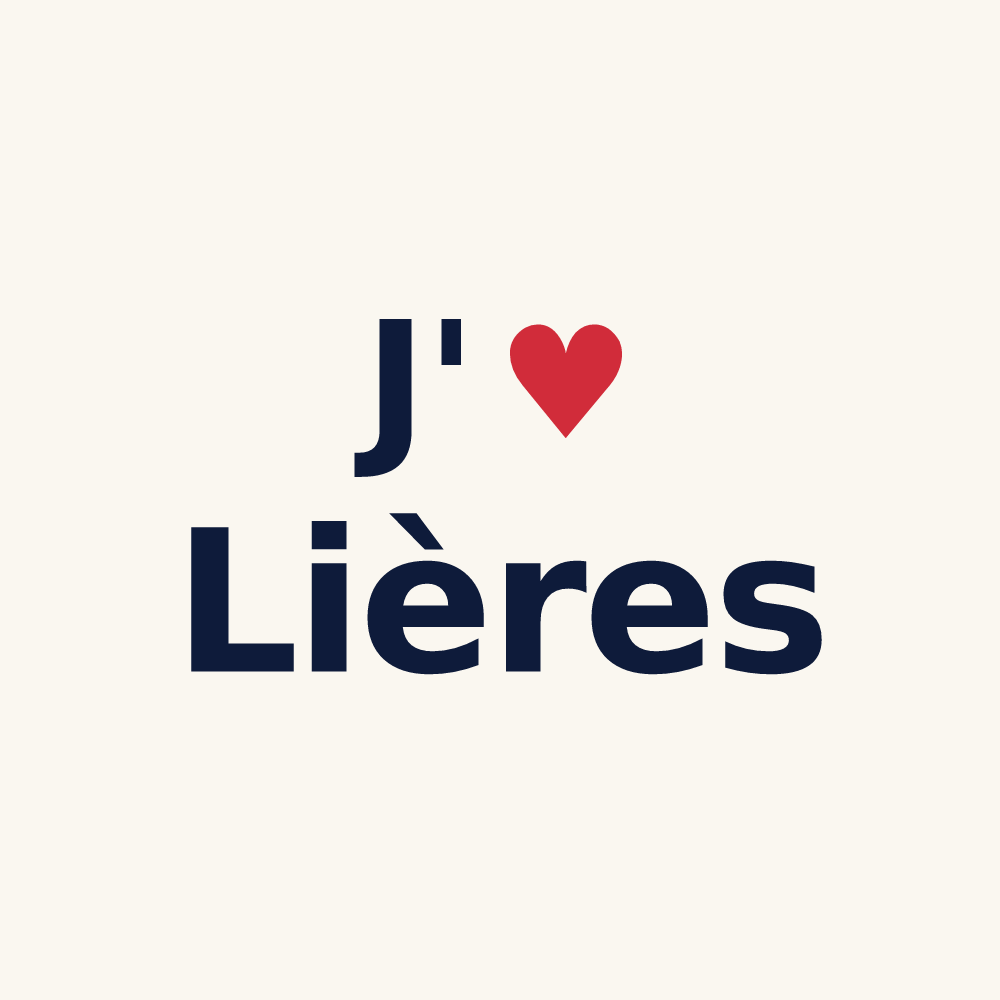 Tasse personnalisée Lières — design J'aime Lières