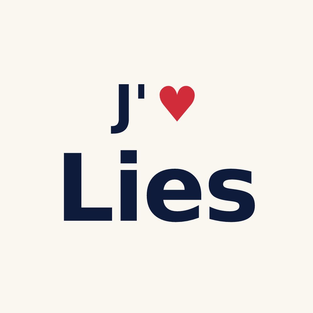 Tasse personnalisée Lies — design « J'aime Lies » imprimé sur la tasse