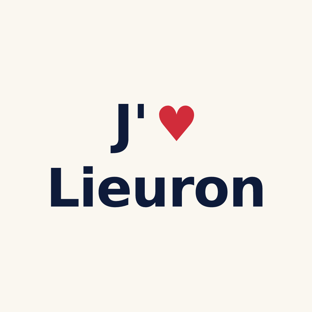 Tasse personnalisée Lieuron — design J'aime Lieuron