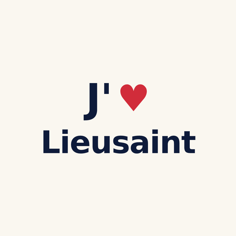 Tasse personnalisée Lieusaint — design J'aime Lieusaint