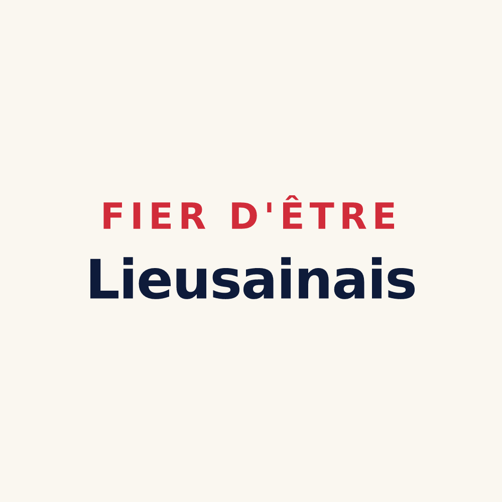 Tasse « Fier d'être Lieusainais » — design pour Lieusaint