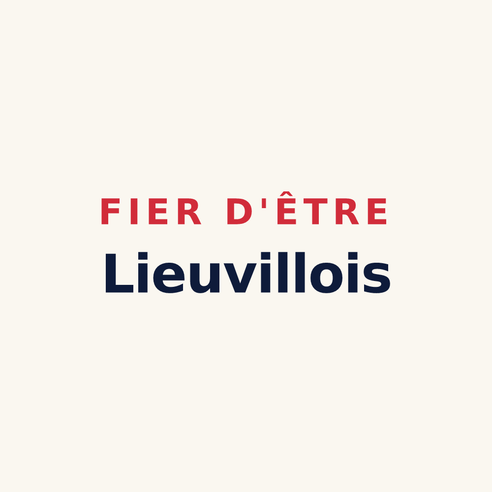 Tasse « Fier d'être Lieuvillois » — design pour Lieuvillers