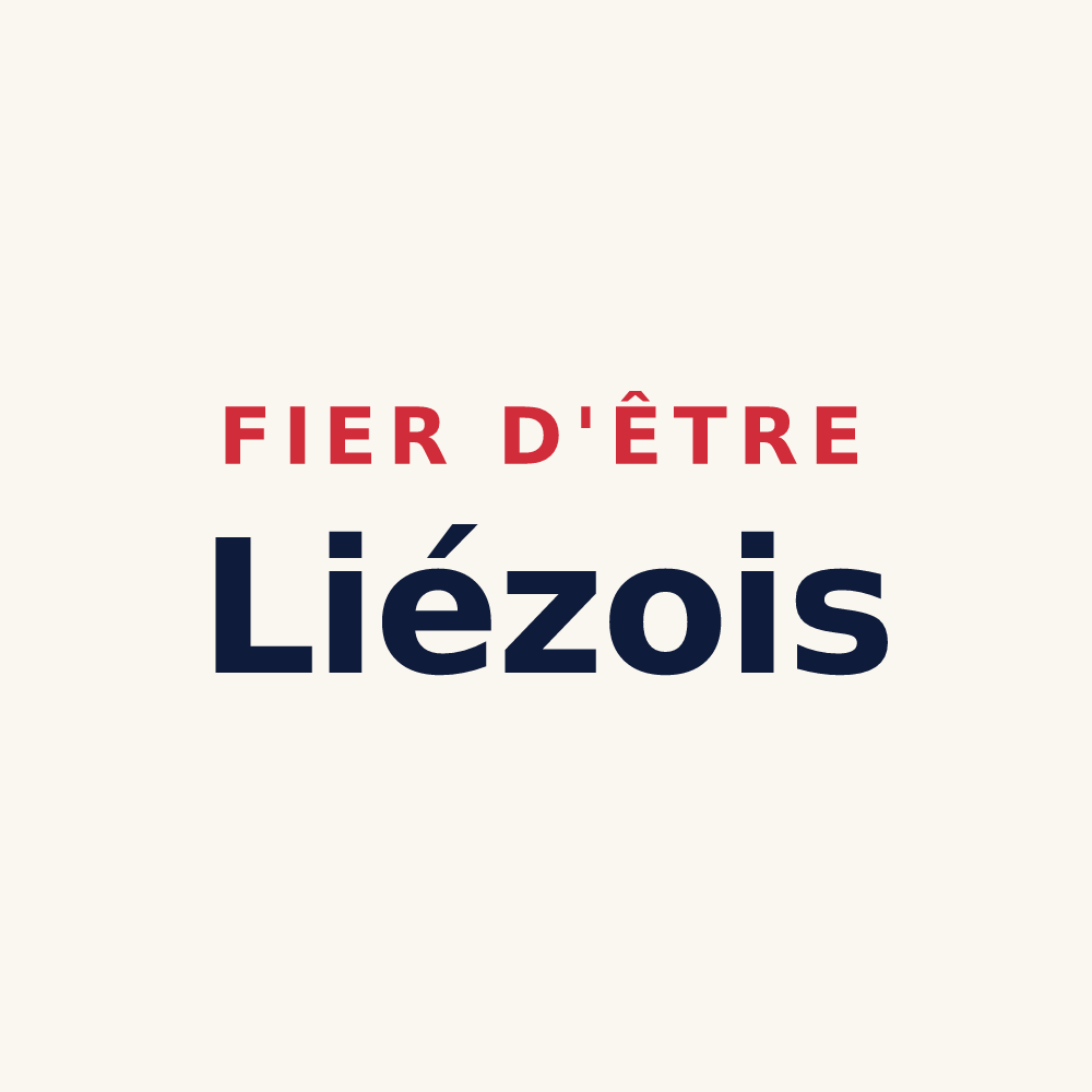Tasse « Fier d'être Liézois » — design pour Liez