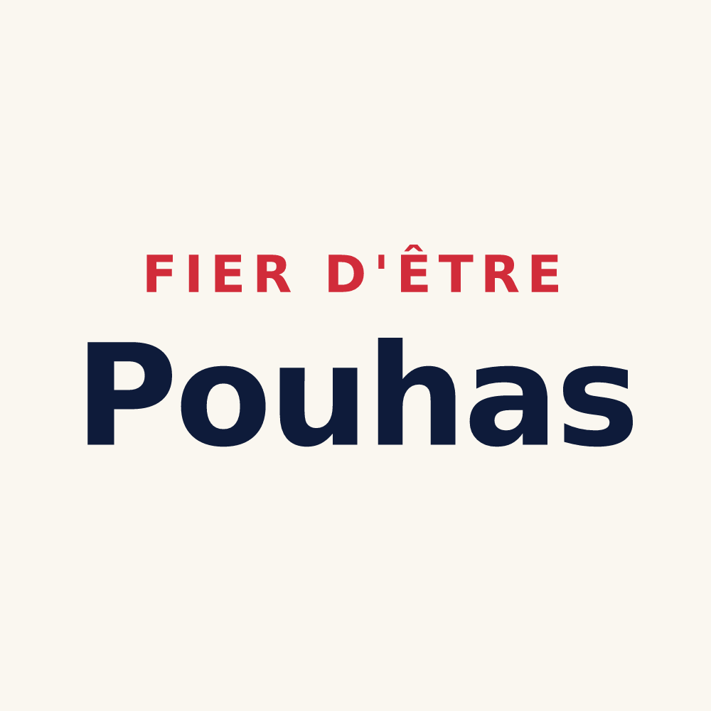 Tasse « Fier d'être Pouhas » — design pour Liézey
