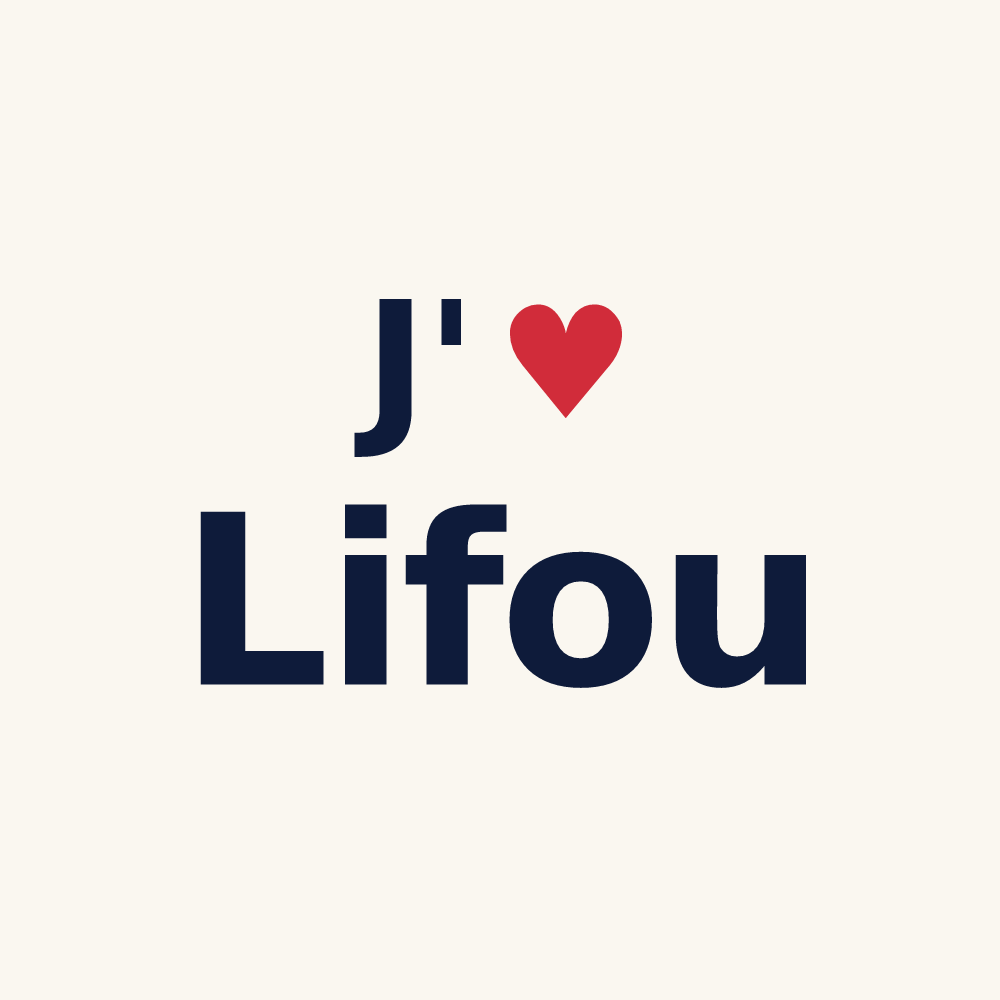 Tasse personnalisée Lifou — design J'aime Lifou