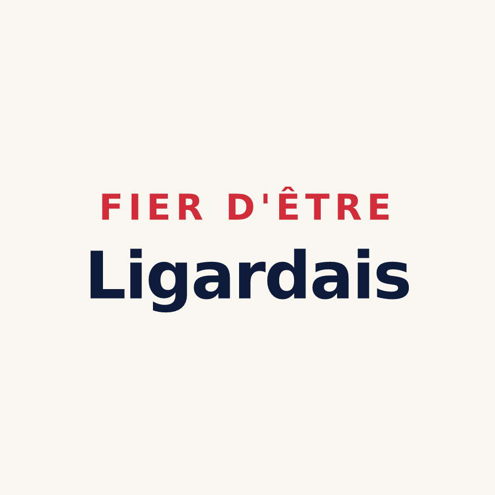 Tasse « Fier d'être Ligardais » — design pour Ligardes