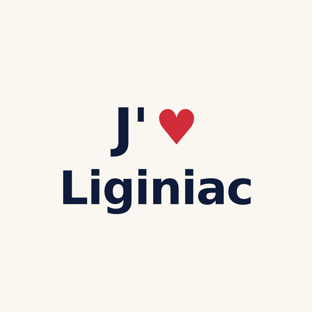 Tasse personnalisée Liginiac — design J'aime Liginiac