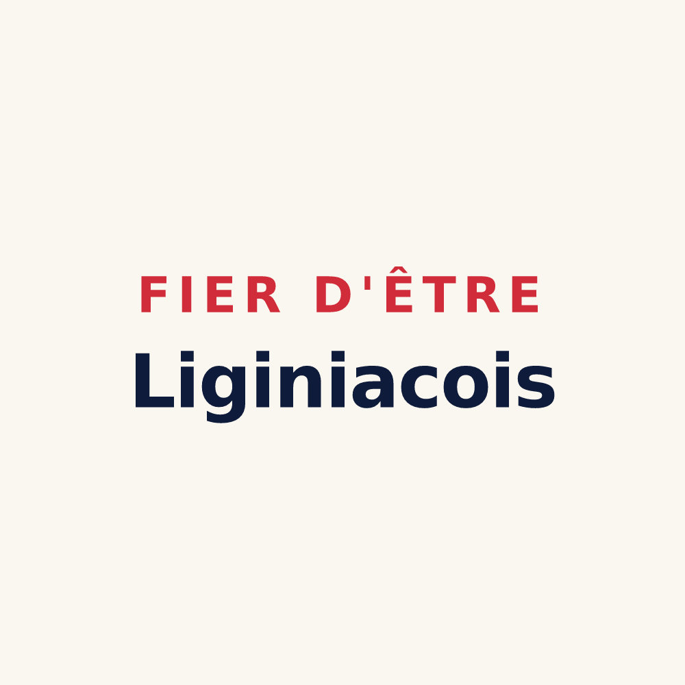 Tasse « Fier d'être Liginiacois » — design pour Liginiac