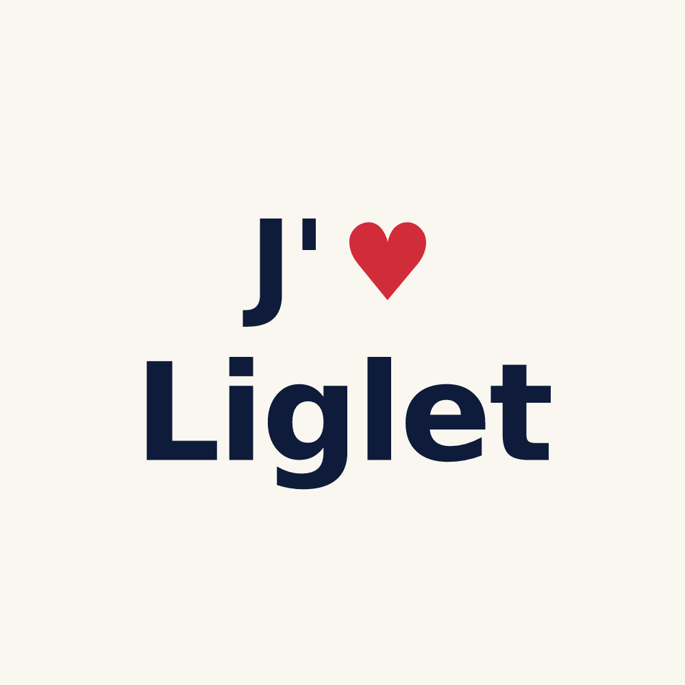 Tasse personnalisée Liglet — design J'aime Liglet