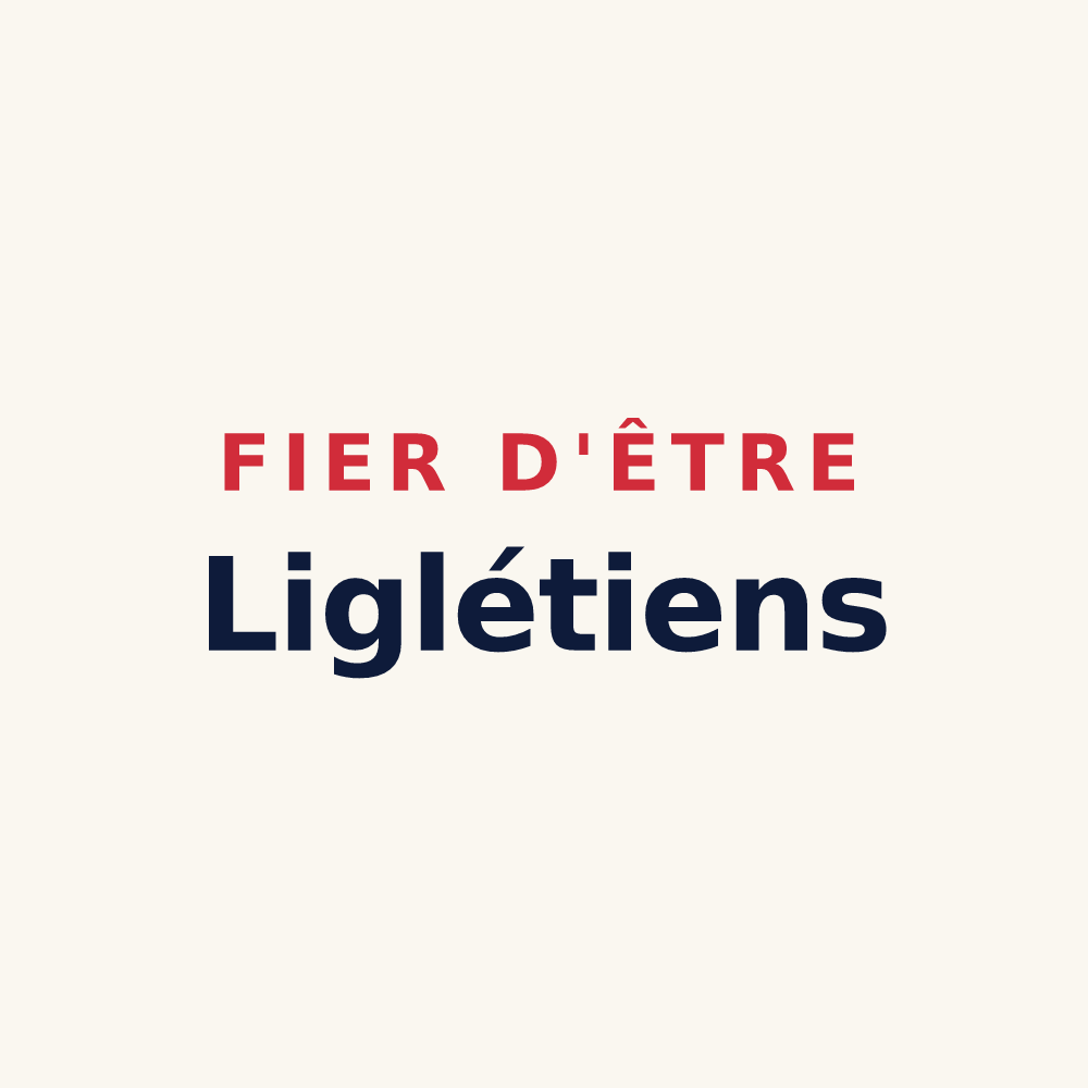 Tasse « Fier d'être Liglétiens » — design pour Liglet