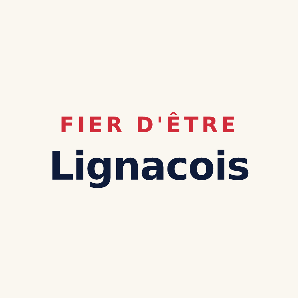 Tasse « Fier d'être Lignacois » — design pour Lignac