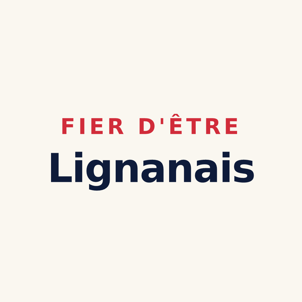 Tasse « Fier d'être Lignanais » — design pour Lignan-sur-Orb