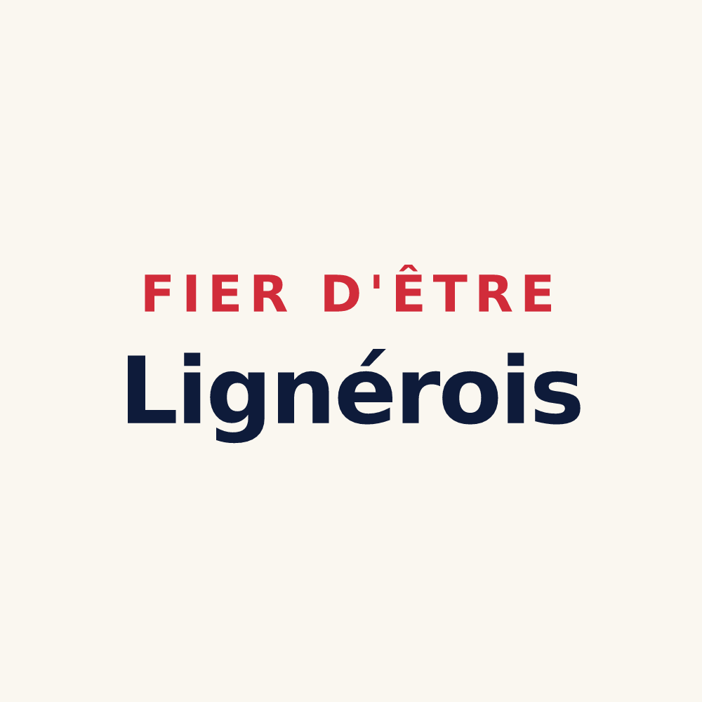 Tasse « Fier d'être Lignérois » — design pour Lignères