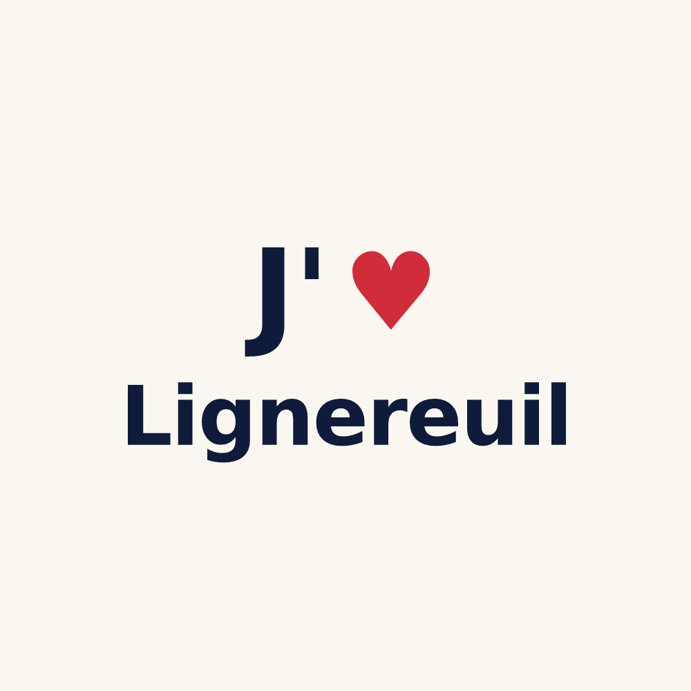 Tasse personnalisée Lignereuil — design J'aime Lignereuil