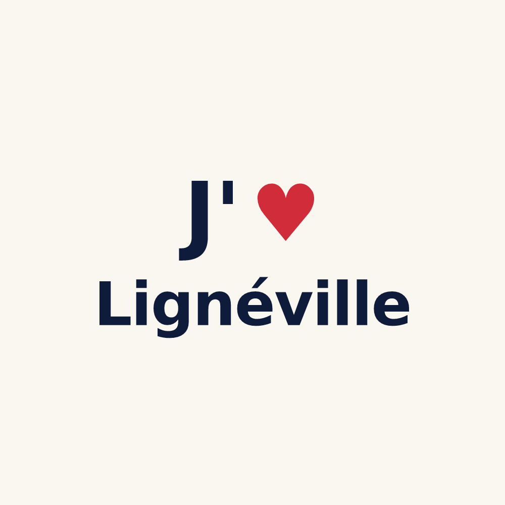 Tasse personnalisée Lignéville — design J'aime Lignéville