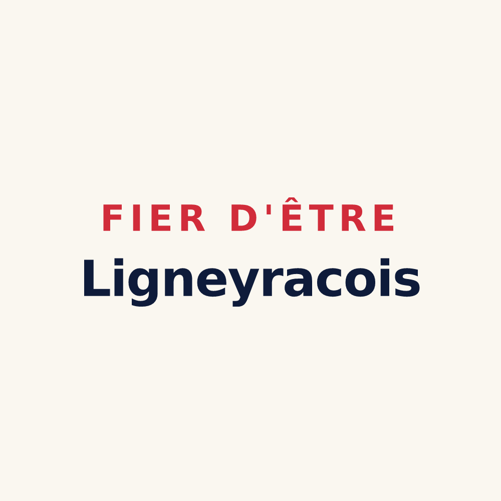 Tasse « Fier d'être Ligneyracois » — design pour Ligneyrac