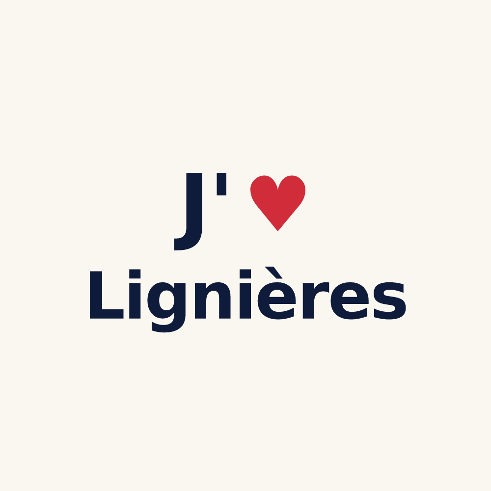 Tasse personnalisée Lignières — design J'aime Lignières