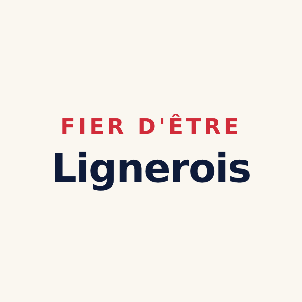 Tasse « Fier d'être Lignerois » — design pour Lignières-Ambleville