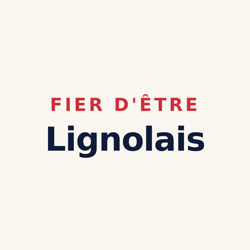 Tasse « Fier d'être Lignolais » — design pour Lignol