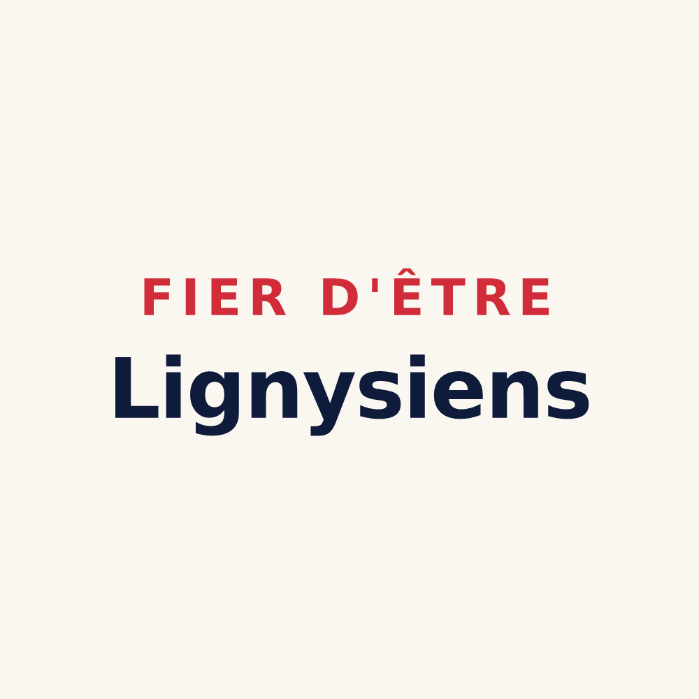 Tasse « Fier d'être Lignysiens » — design pour Ligny-en-Cambrésis