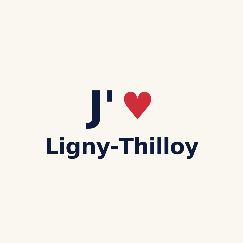 Tasse personnalisée Ligny-Thilloy — design J'aime Ligny-Thilloy