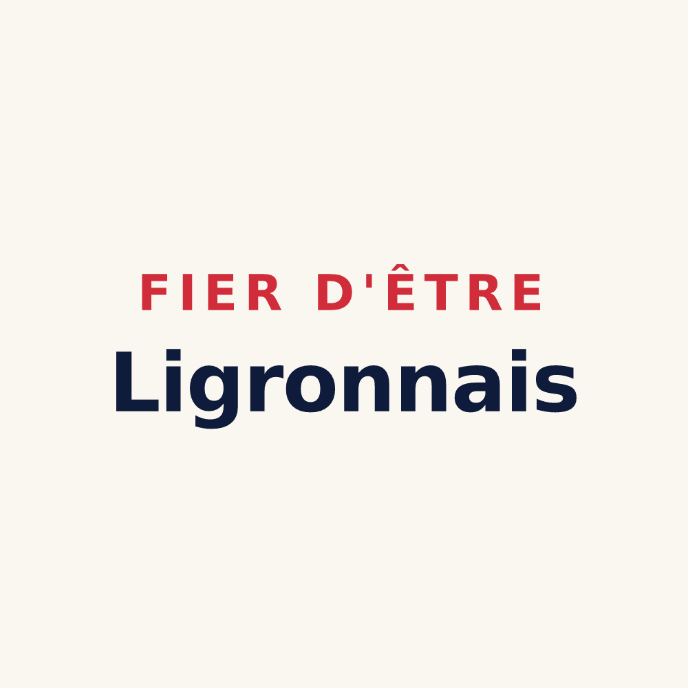 Tasse « Fier d'être Ligronnais » — design pour Ligron
