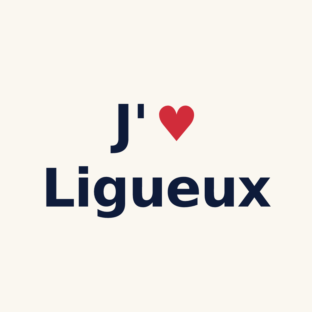 Tasse personnalisée Ligueux — design J'aime Ligueux
