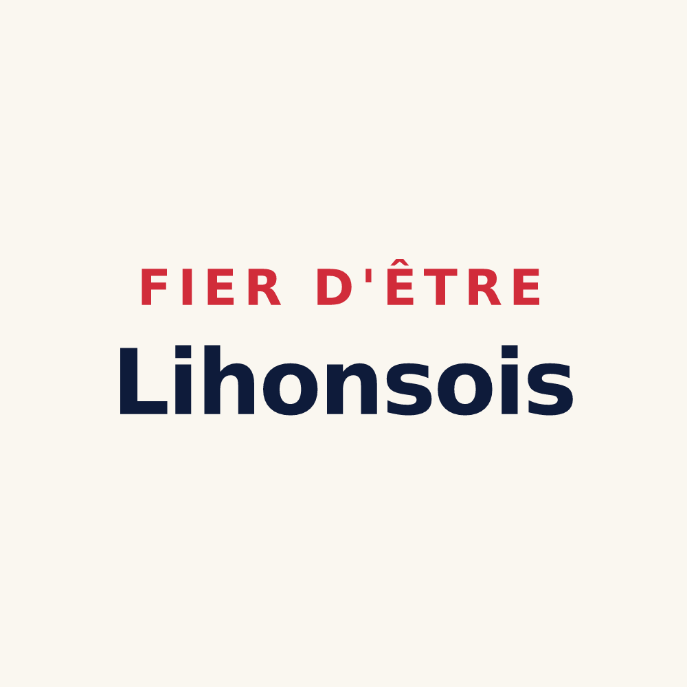 Tasse « Fier d'être Lihonsois » — design pour Lihons