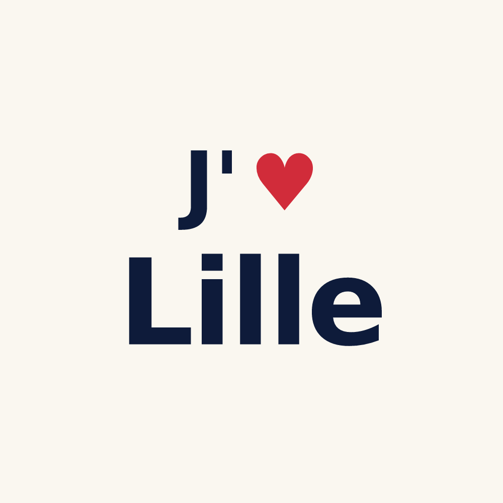 Tasse personnalisée Lille — design J'aime Lille